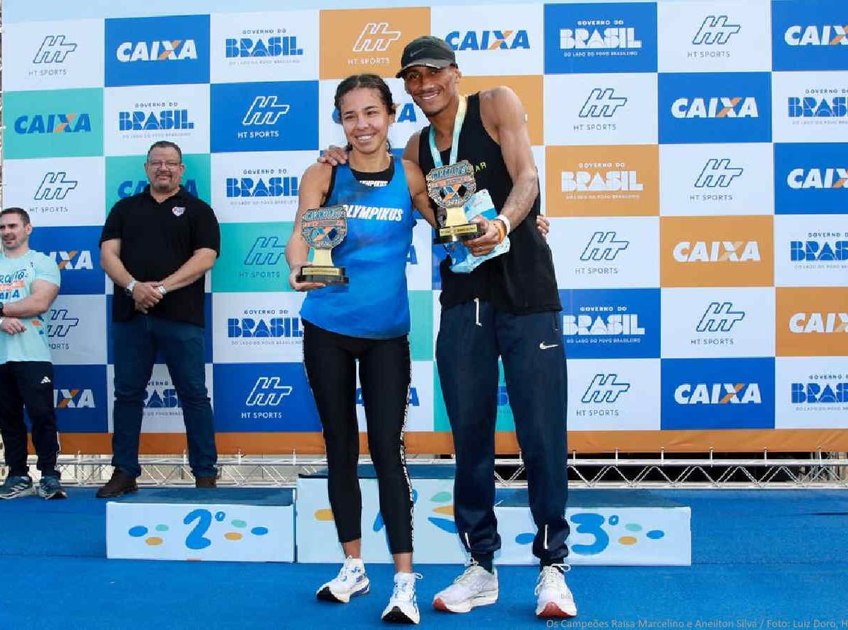 Os Campeões Raisa Marcelino e Aneilton Silva / Foto: Luiz Doro, HT Sports